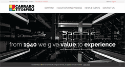 Desktop Screenshot of carrarodesign.it
