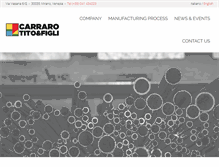 Tablet Screenshot of carrarodesign.it